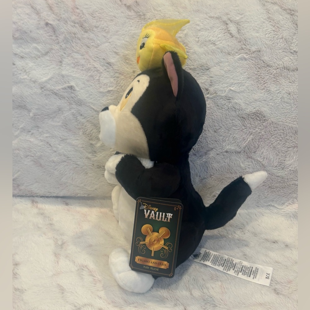 Disney Store Authentic Figaro Cleo Pinocchio 85th Anniversary Plush NEW - Picture 3 of 6